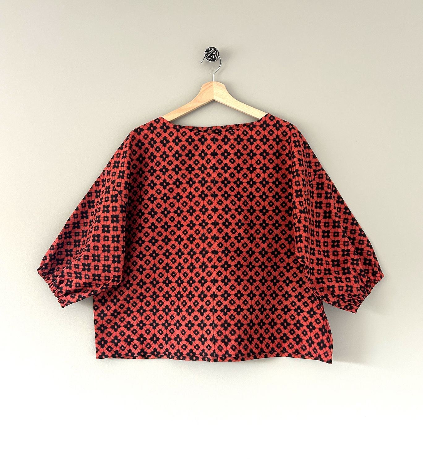 Meisen Silk Orange Blouse