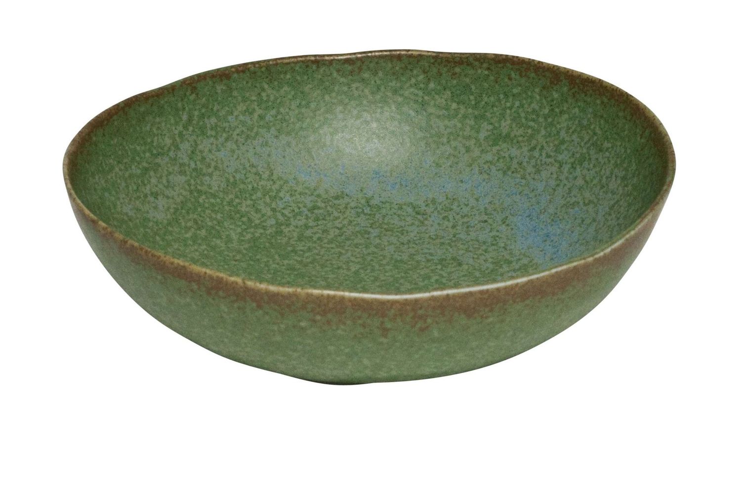 Wabisabi Oval Bowl - Green
