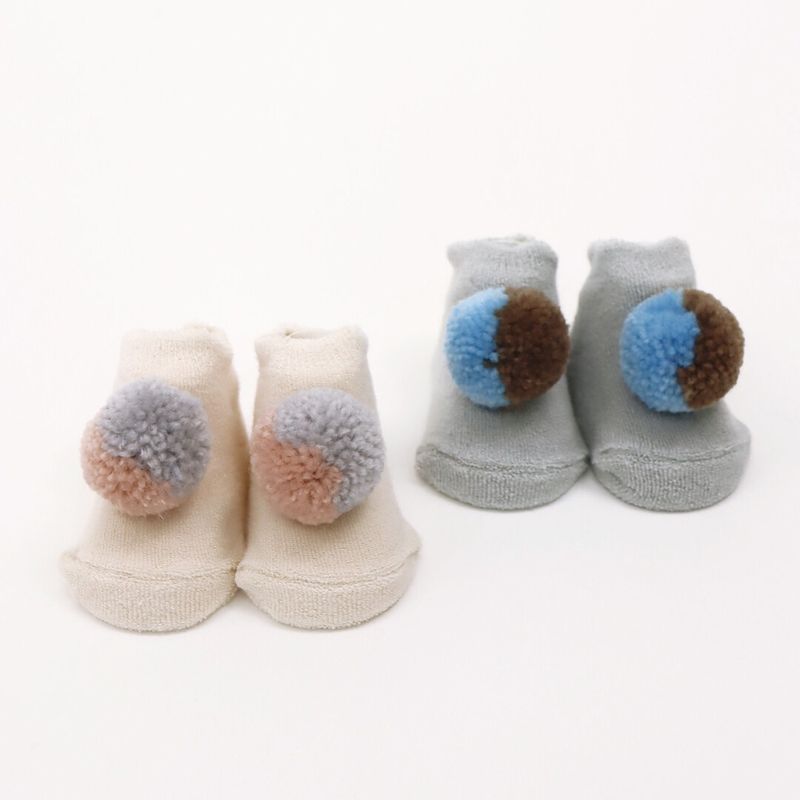 Stample Pom Pom Socks for Babies (3-10 months)