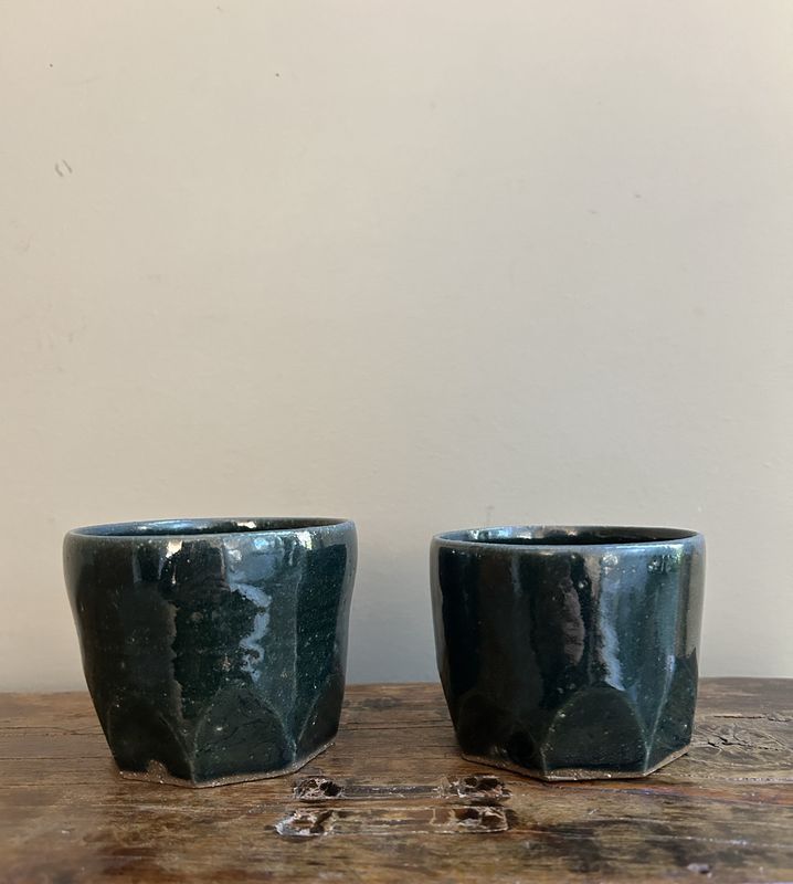 Octagon Cup Mori - Clay by Ayumi