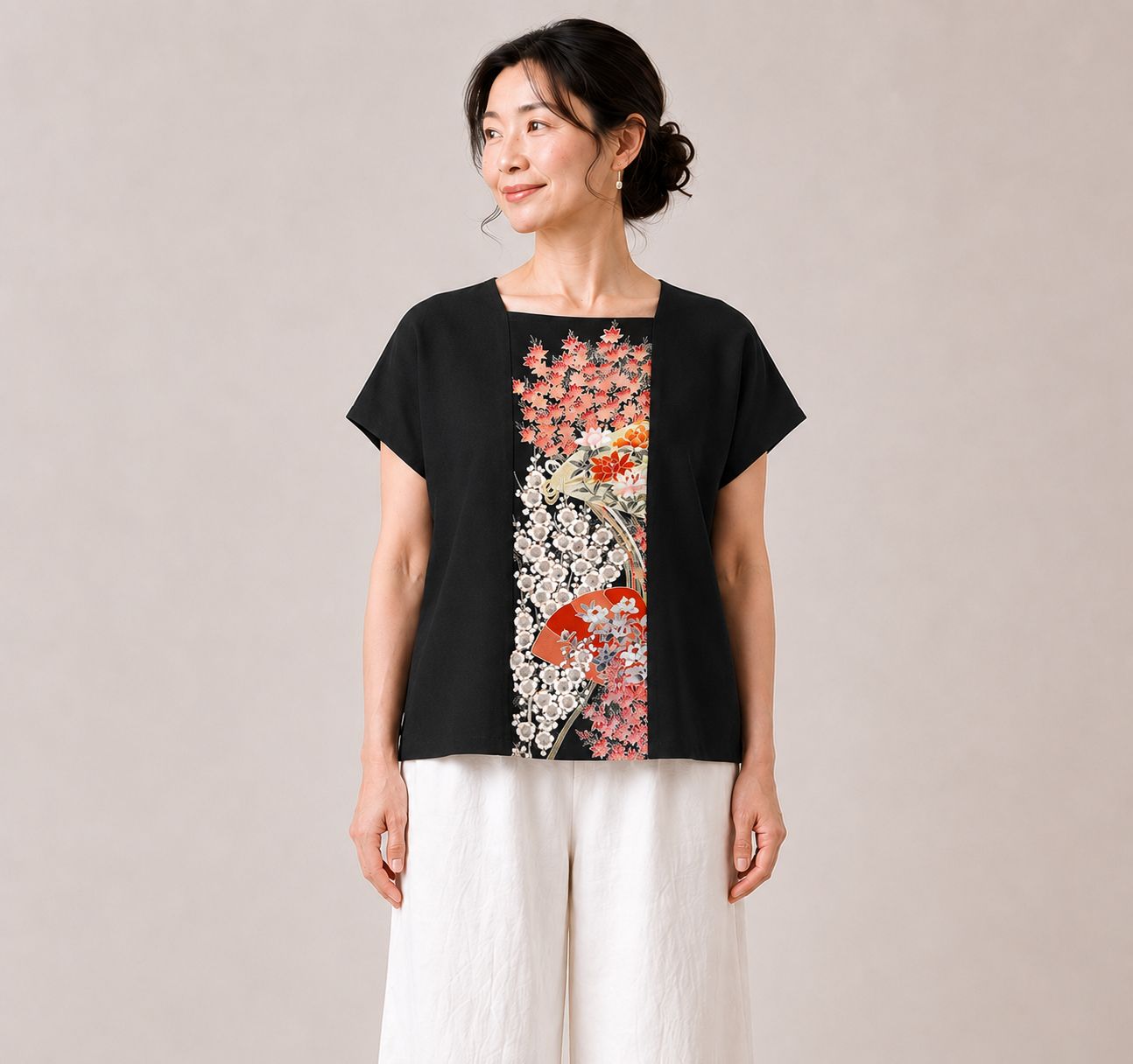 Silk Blossom Blouse