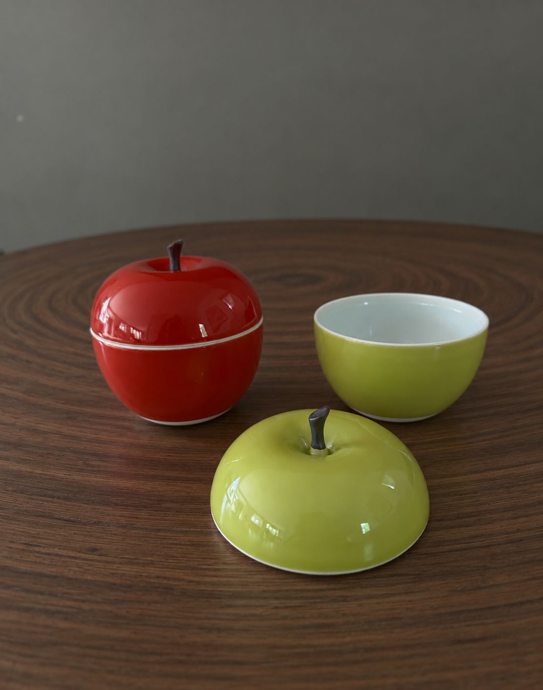 Hasami Ware Apple Lidded Bowl