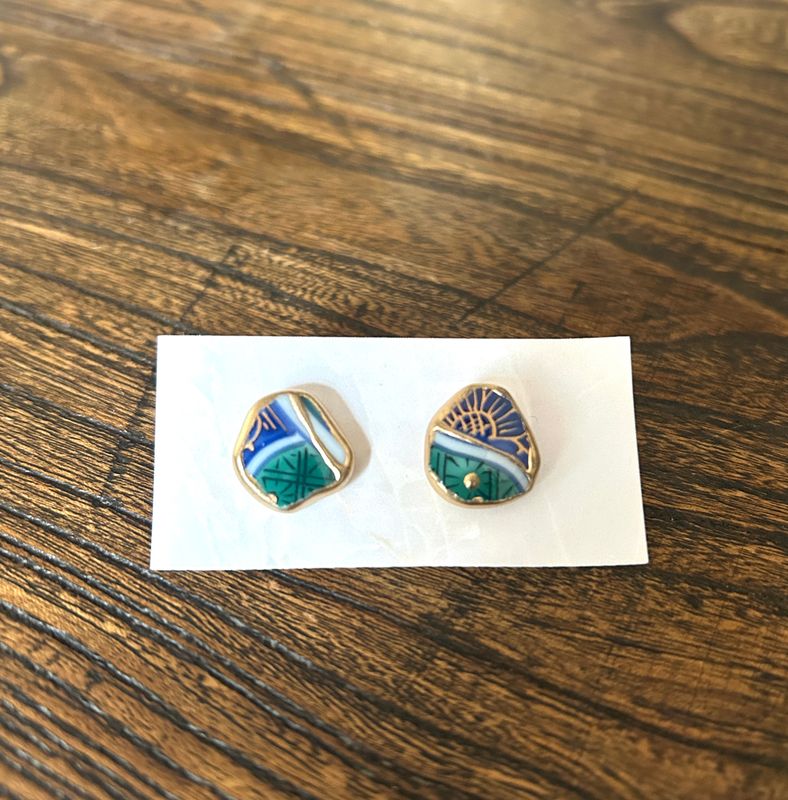 Kintsugi Earrings - Arita Ware