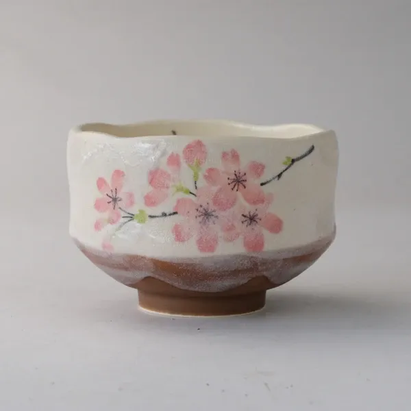 Petite Cherry Blossom Matcha Bowl (9.5 cm)