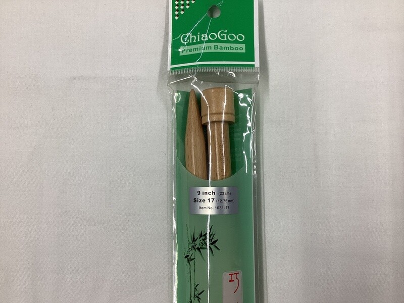 ChiaoGoo US size 17/9 inch Bamboo Knitting Needles