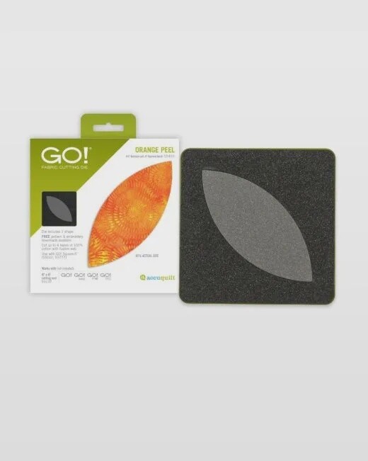 GO! Fabric Cutting Dies-Orange Peel 4.5&quot;X4.5&quot; #55455