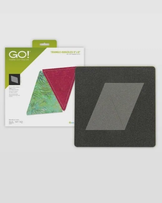 GO! Fabric Cutting Dies-Isosceles Triangle 5” W x 6” H #55016