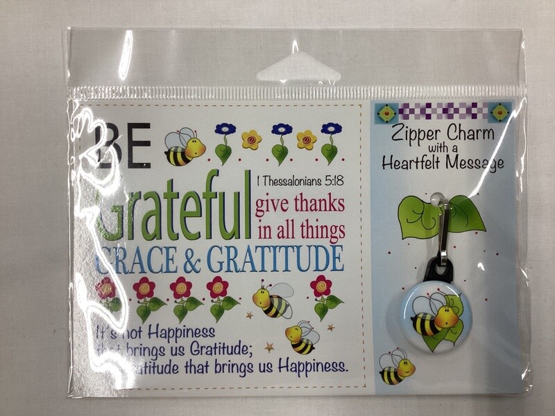 Jody Houghton Grateful Zipper Charm
