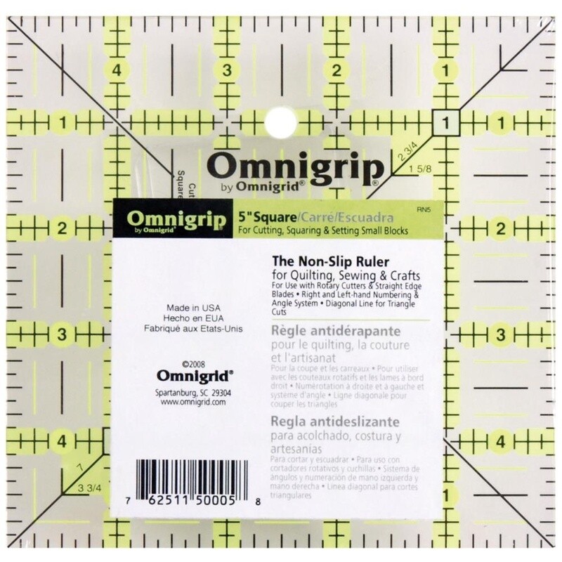 Omnigrip 5” Square Ruler