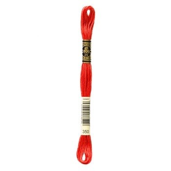 DOLLFUS-MIEG & Compagnie Red Embroidery Floss #350