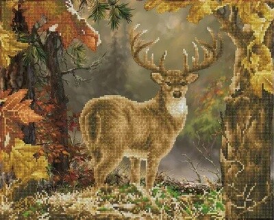 Prince Of The Forest. Diamond Painting Kit Finished Size:16.5X20.5 inches.