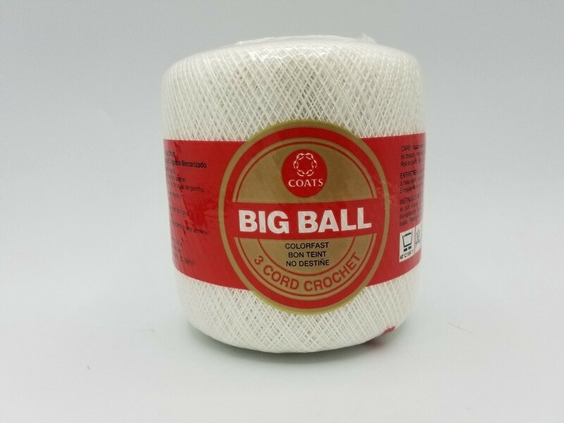 Clark’s Big Ball Crochet Thread White