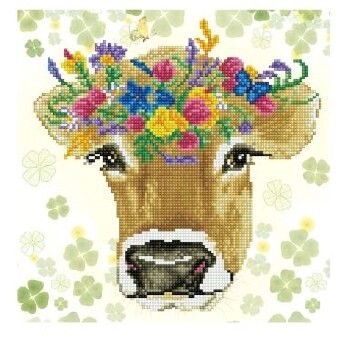 Diamond Painting Kit: Princess Cow