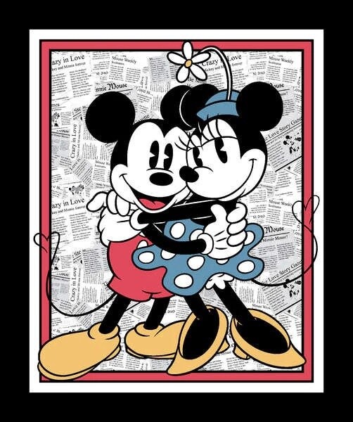Springs Mickey and Minnie 14153 46” Panel $8.99