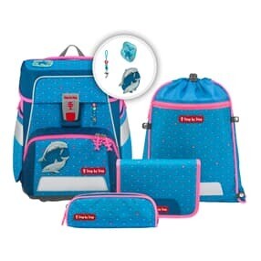 SPACE Schulranzen-Set SPACE Schulranzen-Set "Dolphin Pippa", 5-teilig