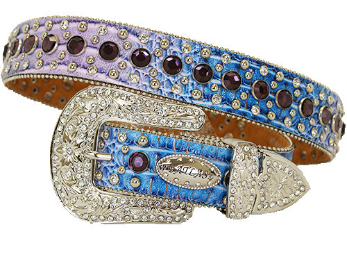 western rhinestone belts