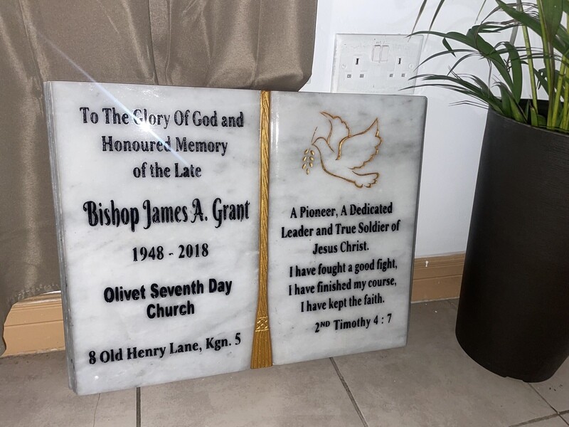 24”x18” Marble Bible