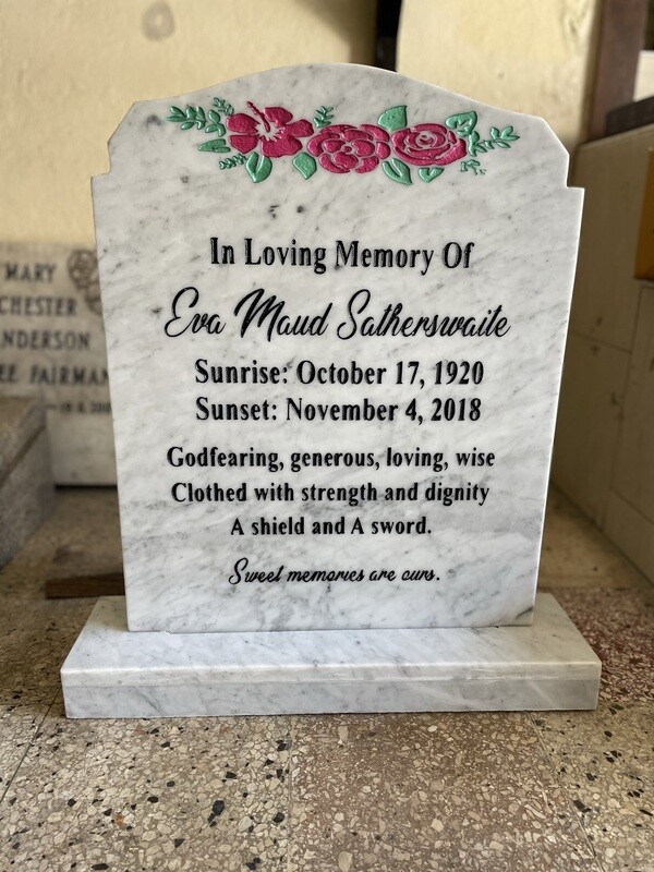 24”x18” Marble Standing Stone