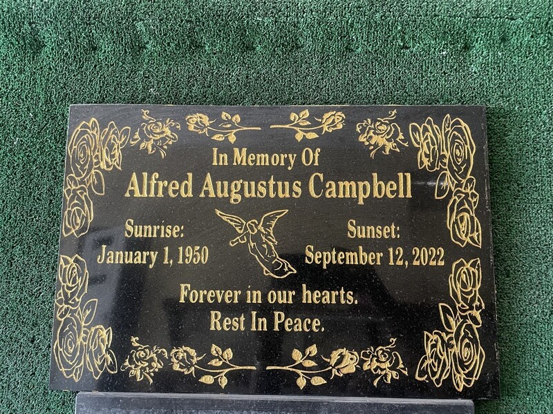 18”x 12” Granite Plaque