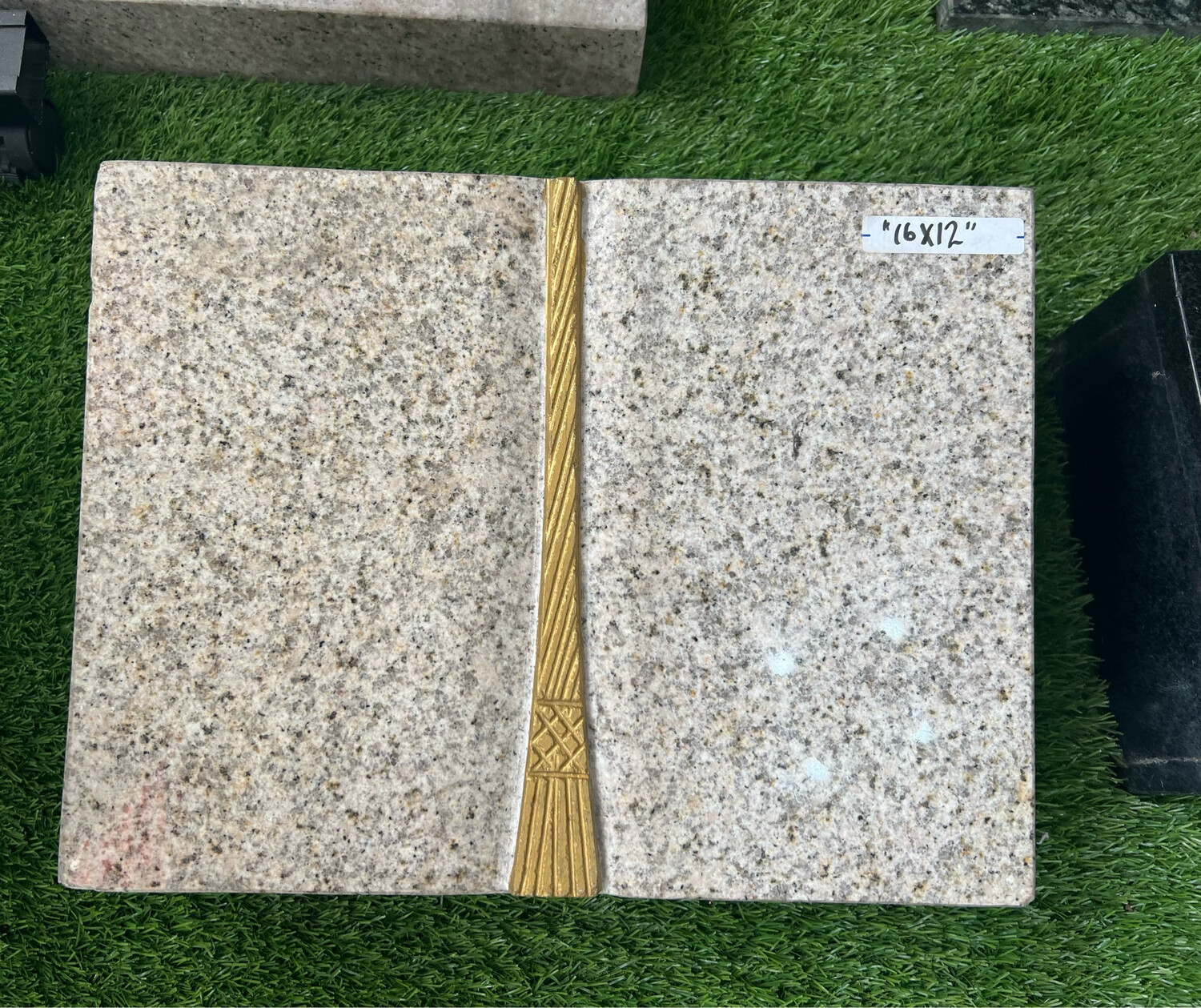 16&quot;x12&quot; Granite Bible With Base