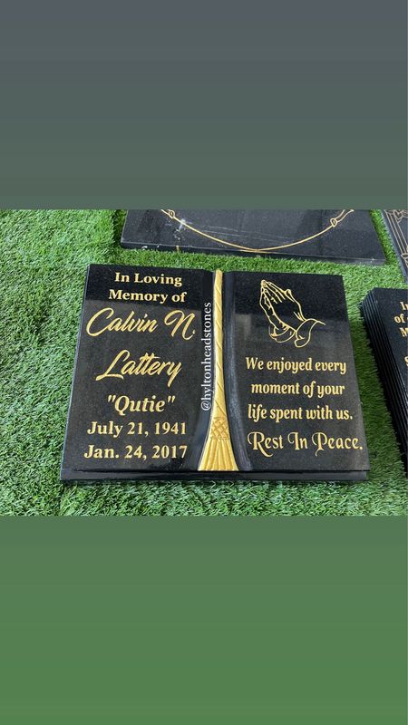 &quot;16x12&quot; Granite Bible With Base