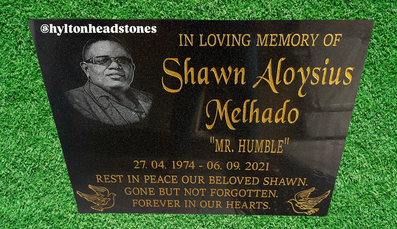24&quot;x 24&quot; Granite Plaque With Laser Photo