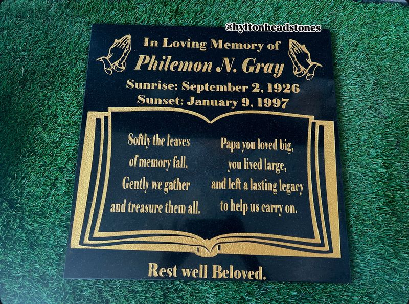 &quot;18x18&quot; Granite Plaque