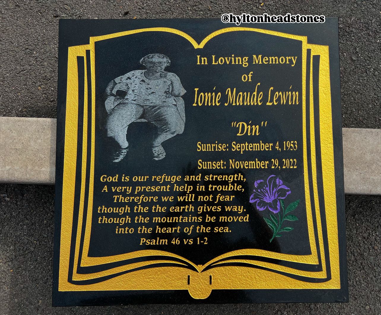 &quot;24x24&quot; Granite Plaque/Laser Photo