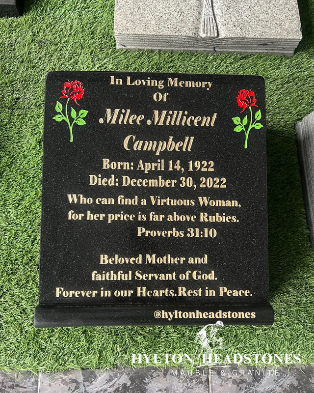 &quot;18x16&quot; Granite Scroll