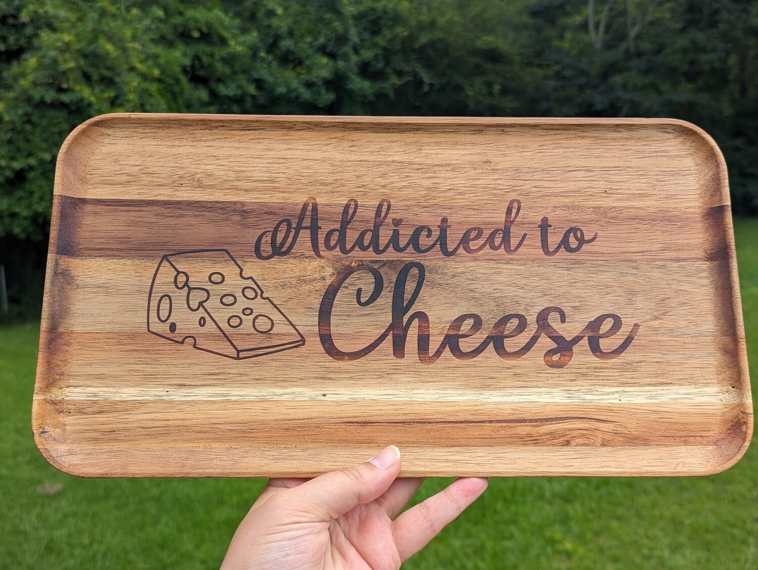 Addicted to Cheese Serving Tray