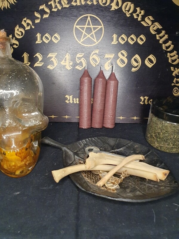 Petite bougie rituel marron