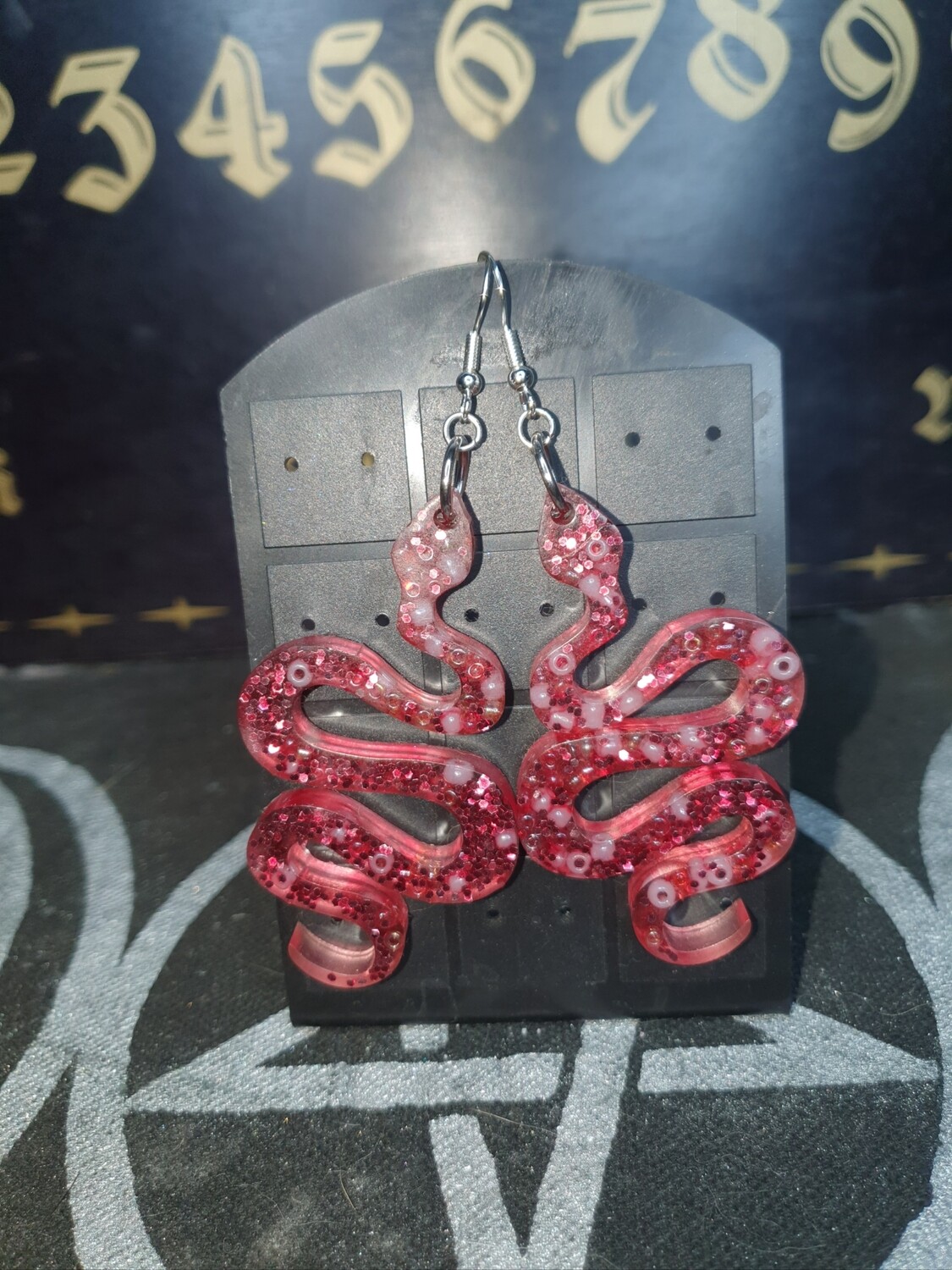 boucles d'oreilles serpent