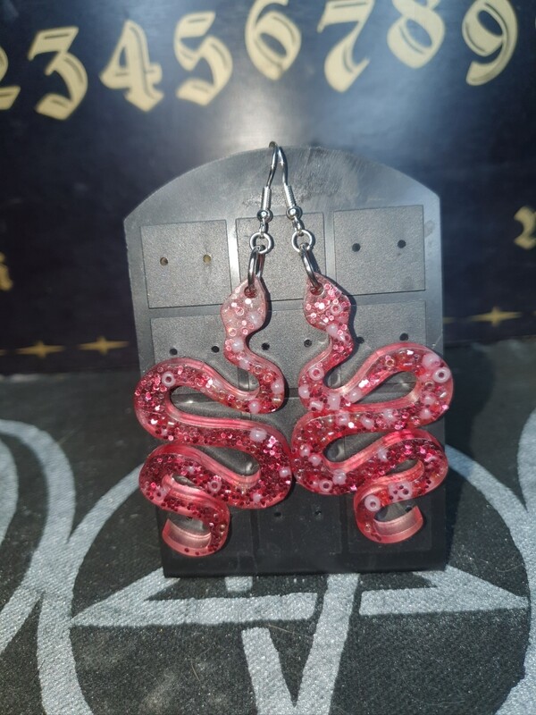 boucles d&#39;oreilles serpent
