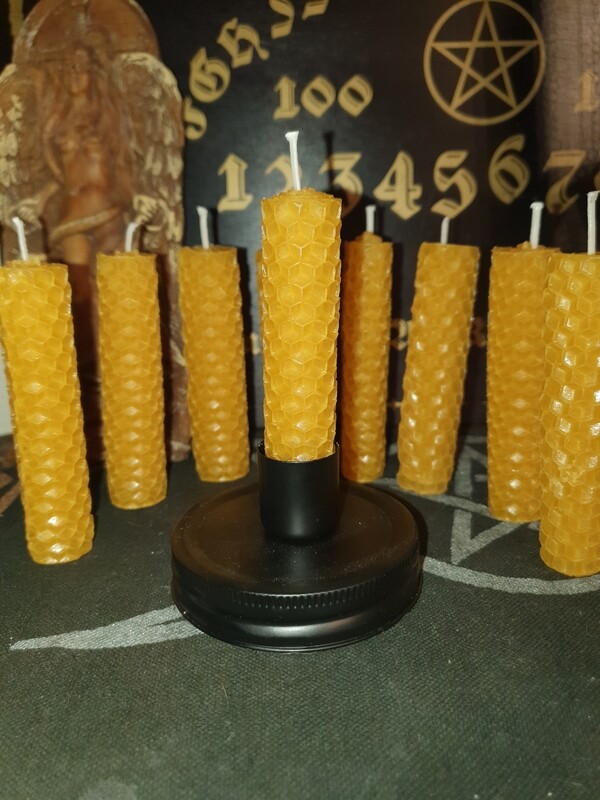 Bougie cire d abeille senteur miel