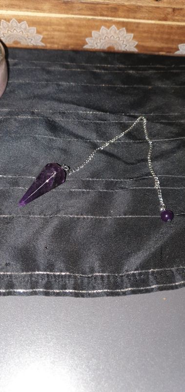 Pendule en améthyste