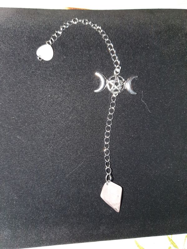 Pendule en quartz rose