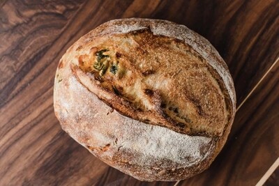 Sourdough Cheddar Jalapeño Loaf