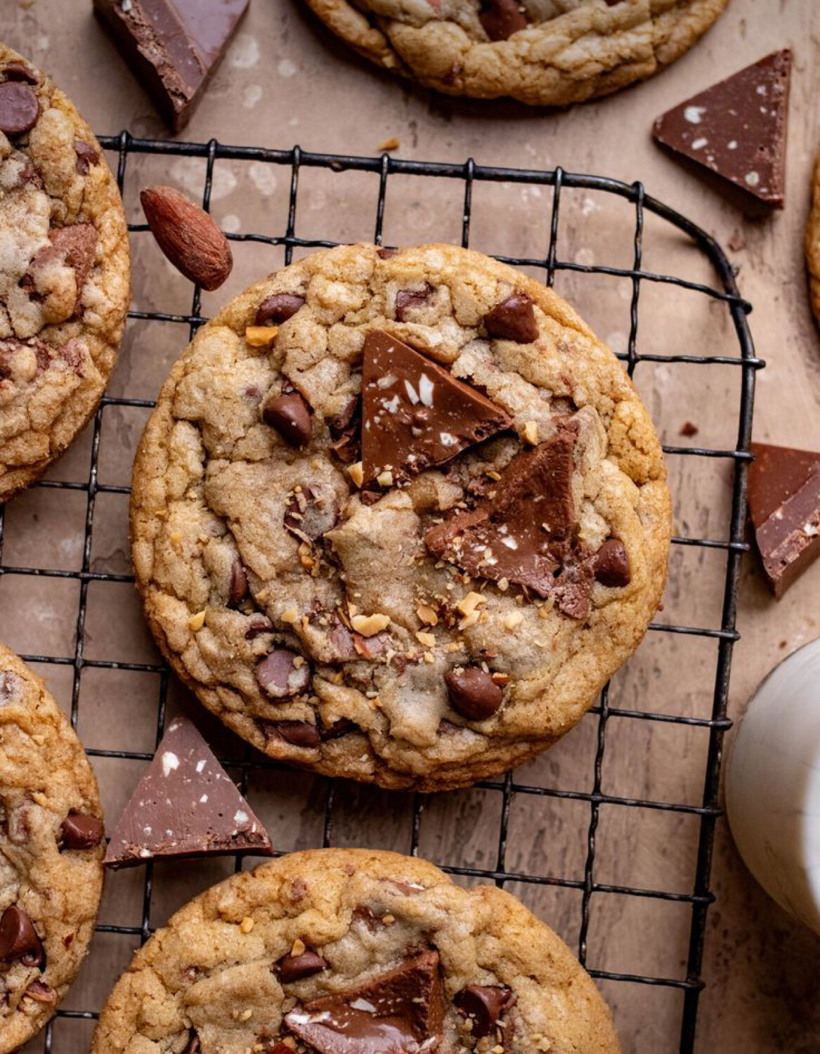 Sourdough Toblerone Cookies