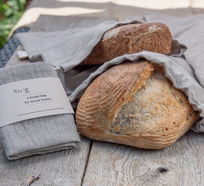 Organic Linen Bread Bag
