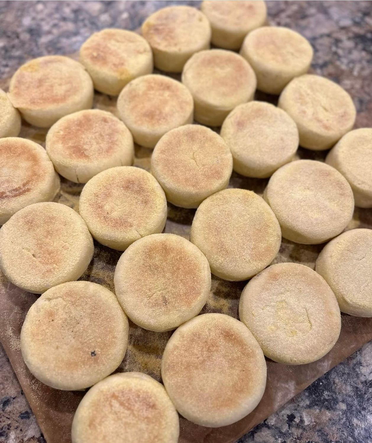 Sourdough English Muffins