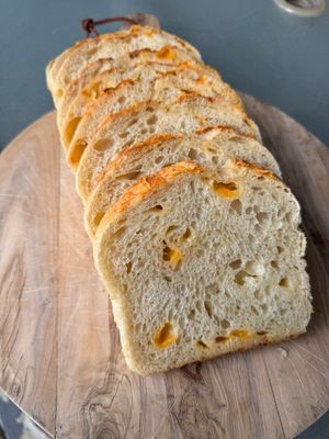 Double Cheddar Sourdough Loaf