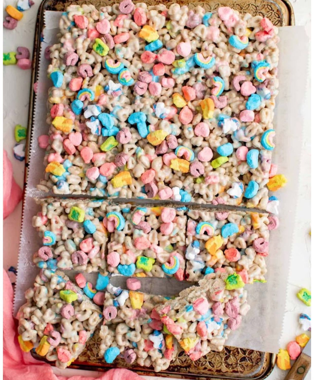Lucky Charms Rice Krispie Treats