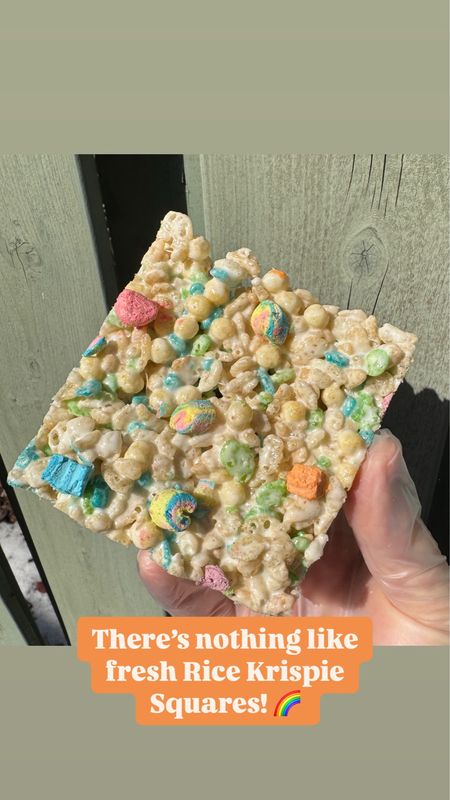 Lucky Charms Rice Krispie Treats