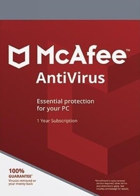 McAfee antivirus 2023 1
Dispositivo 3 anni Licenza McAfee 