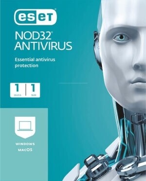 Eset NOD32 Antivirus PC MAC 1 Dispositivo 1 Anno 