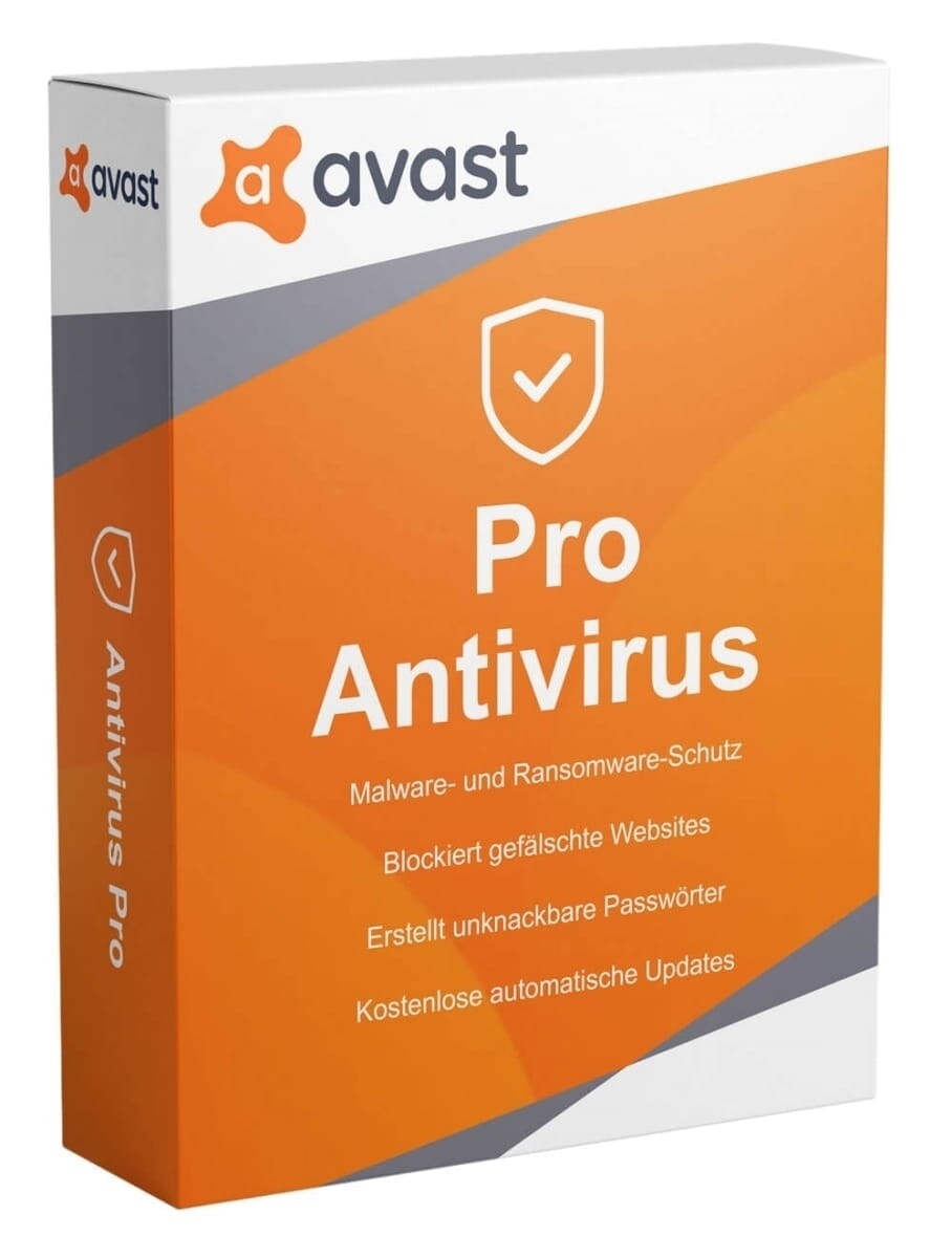 Avast Pro Antivirus PC MAC 3 Dispositivi 1 Anno