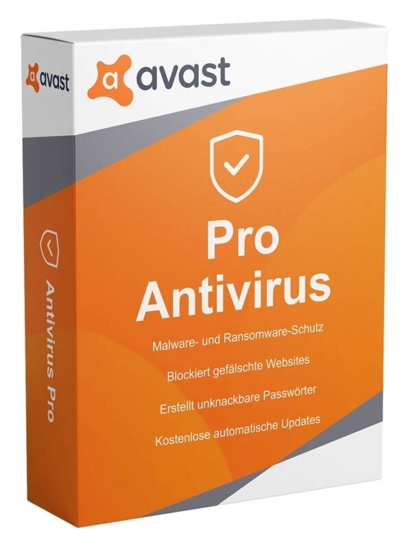 Avast Pro Antivirus 2022 PC MAC 3 Dispositivi 2 Anni