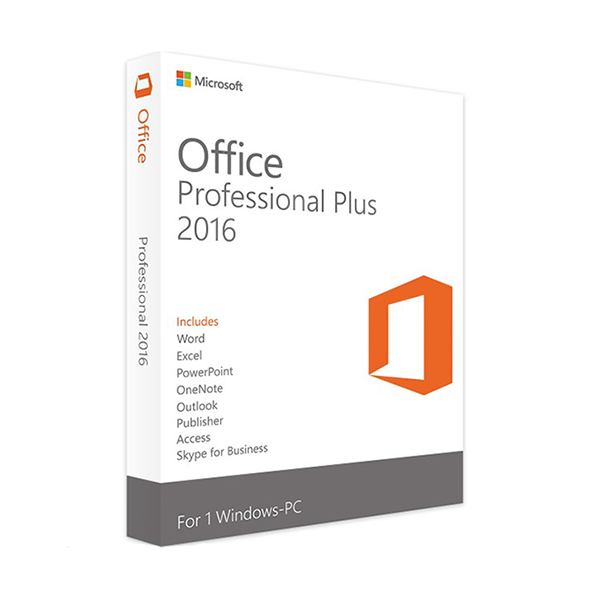 Microsoft Office 2016 BIND 32/64-Bit Professional Plus a VITA