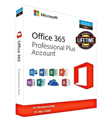 Microsoft Office 365 Pro Plus 2021 5 Utenti PC MAC 5 TB ESD a VITA 