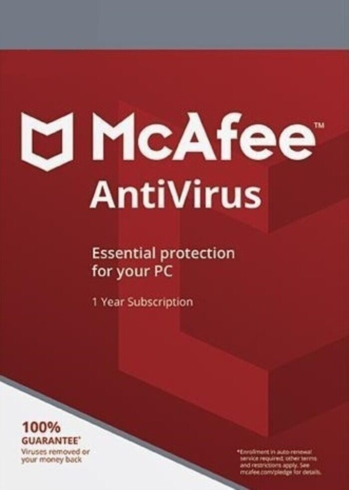 McAfee antivirus 2023 PC MAC 3 Dispositivi 1 Anno 